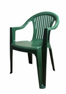 Кресло пластиковое Классик (темно-зеленое)