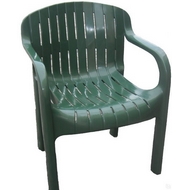 Кресло N4 Летнее из пластика, цвет: темно-зеленый