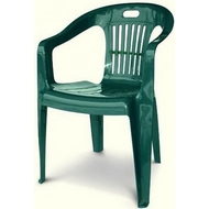 Кресло N5 Комфорт-1 из пластика, цвет: темно-зеленый