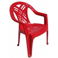 Кресло N6 Престиж-2 из пластика, цвет: красный