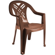 Кресло N6 Престиж-2 из пластика, цвет: шоколадный