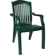 Кресло N7 Премиум-1 из пластика, цвет: темно-зеленый