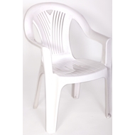 Кресло N8 Салют из пластика, цвет: белый
