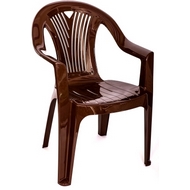 Кресло N8 Салют из пластика, цвет: шоколадный