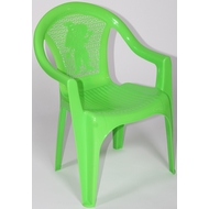 Кресло детское 6610-160-0055 из пластика, цвет: салатовый