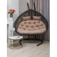 Подвесное кресло Fresco Grande 2XL (коричневое, подушка бежевая)