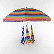 Зонт от солнца диаметр 2 м разноцветный, ткань - полиэстер