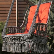 Кресло-качели Инка плетёное подвесное (без каркаса)