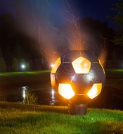 Декоративная сфера для огня Футбольный мяч