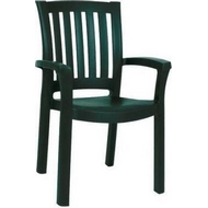 Кресло Анкона зеленое из пластика