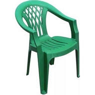 Кресло Сильви зеленое из пластика