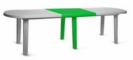 Вставка для овального стола (зелёный пластик)