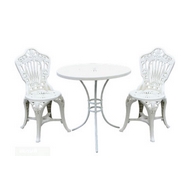 Комплект мебели Тюльпан, 2 стула и стол (цвет белый)
