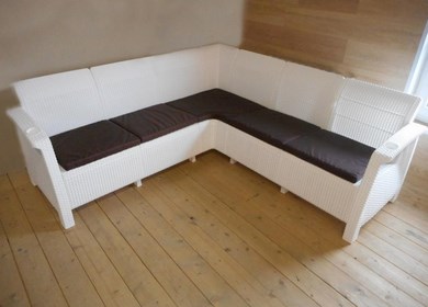   Yalta Corner Set White