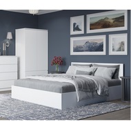 Спальня Мори (кровать 120 см, комод 80 см, шкаф 90 см) белый