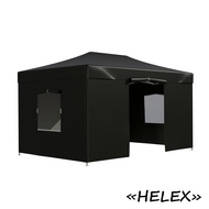 Тент дачный Helex 4342 3x4.5х3м  черного цвета