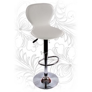 Барный стул LM-2640, цвет: белый