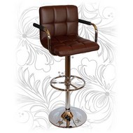 Барный стул LM-5011, цвет: коричневый