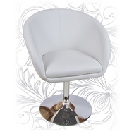Дизайнерское барное кресло LM-8600, цвет: белый