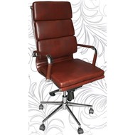 Кресло для руководителя LMR-103F, цвет: коричневый