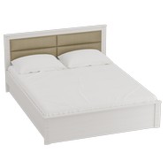 Кровать двухспальная Элана 1400 бодега белая (спальное место 140х200 см)