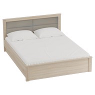 Кровать двухспальная Элана 1800 дуб сонома (спальное место 180х200 см)