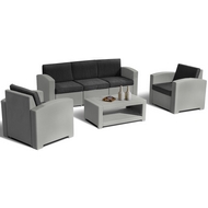 Набор мебели Lux 5 (светло-серый, тёмно-серый)