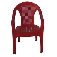 Кресло дачное Румба красное (пластик)
