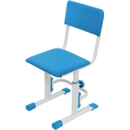 Детский стул Polini kids City-Smart S регулируемый (бело-синий)