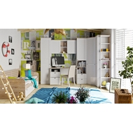 Набор мебели для детской Ривьера N5 ГН-241.105, каркас - дуб бонифацио, фасад - белый
